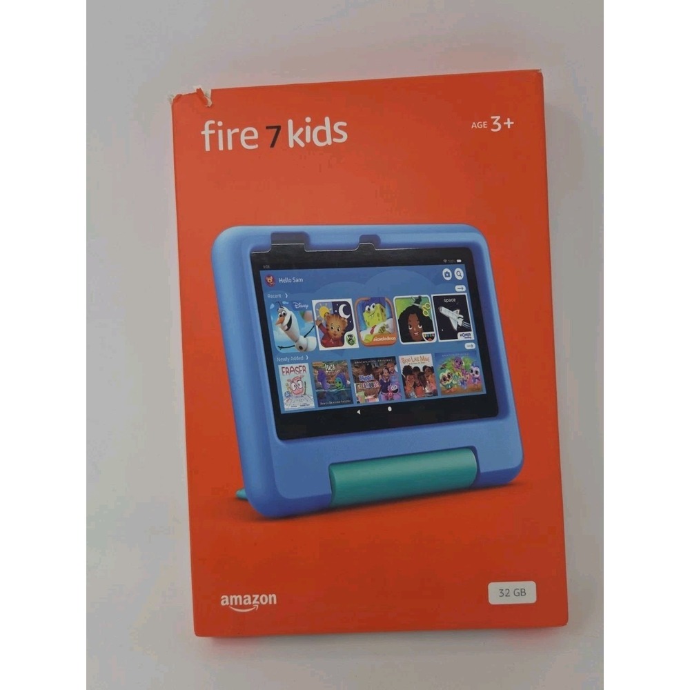 Amazon Fire 7 Kids Tablet 12th Gen, Blue, 32gb